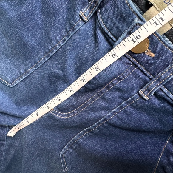 DEMOCRACY Jeans Ab Technology High Waist Flare Leg Dark Wash size 8 - Picture 11 of 14